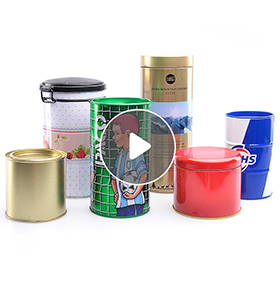 各類圓形鐵盒鐵罐組合系列